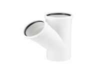 Тройник диаметром 110/50/87гр RAUPIANO PLUS