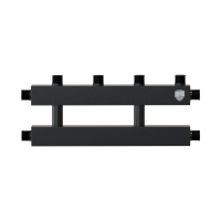 Коллектор на 2 (3) отопительных контура, в комплекте с кронштейнами, 150 кВт