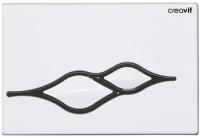 CREAVIT Кнопка для инсталляции UFO бело-черная