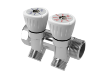 Коллектор  с регулировочными вентилями 3/4quot;x1/2quot;, 2 выхода