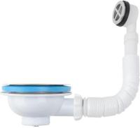  Выпуск 3 1/2" метал-пласт. с круглым переливом