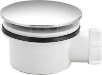  Сифон для душевого поддона хром 1 1/2 под d90мм, h60мм