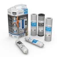 КОМПЛЕКТ К-7, без МЕМБРАНЫ  картриджей АКВАБРАЙТ для ОСМО-6   коробка __ штук в палете ____  штук