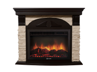 Портал Firelight Torre 25S камень слоновая кость, шпон венге