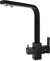 АБФ-3КР-3Ч, ЧЕРНЫЙ Кран 3 в 1 для питьевых систем