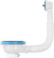  Выпуск 3 1/2" с пласт.реш. с прямоуг. переливом