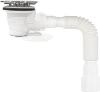  Сифон для душевого поддона хром 1 1/2 под d50мм, фильтр-сетка, с гт 40х40/50, h65мм