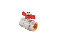 Кран шаровой MVI латунный Ду 20 PN40 вн-вн, бабочка