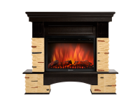 Портал Firelight Pietra Nuovo 25 камень сланец натуральный, шпон темный дуб