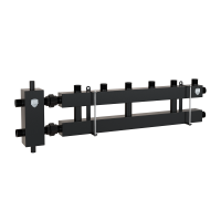 Блок коллекторный на 3(4) выхода, стрелка 60 кВт, в комплекте с кронштейнами