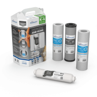 КОМПЛЕКТ К-4, без МЕМБРАНЫ  картриджей АКВАБРАЙТ для ОСМО-5   коробка __ штук в палете ____  штук