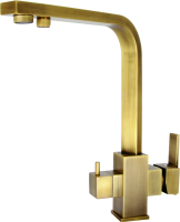 АБФ-3КР-3Б, БРОНЗА Кран 3 в 1 для питьевых систем