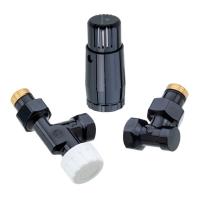 Комплект подключения SCHLOSSER осевой STAN-D MINI 1/2quot;(Ral 9005) с термог. MINI DIAMANT М30х1,5