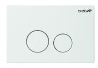 CREAVIT Кнопка для инсталляции TERRA белая