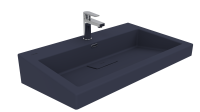 CREAVIT Раковина EP080.2 мебельная (80см) БАЗАЛЬТ