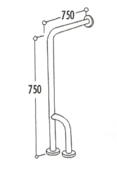 CREAVIT Поручень для унитаза