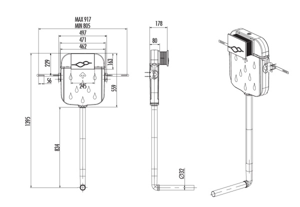 CREAVIT Инсталляция для чаши Генуя