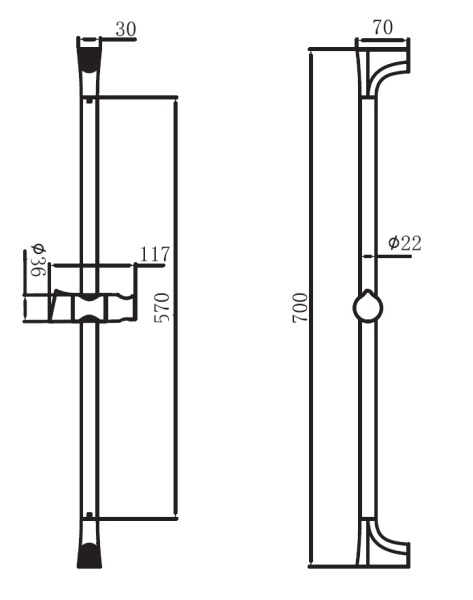 CREAVIT Душевой гарнитур SH483