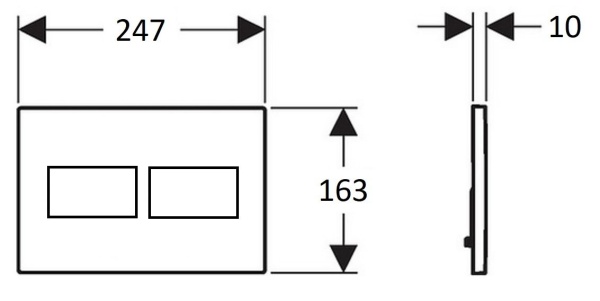 CREAVIT Кнопка для инсталляции ORE бронза