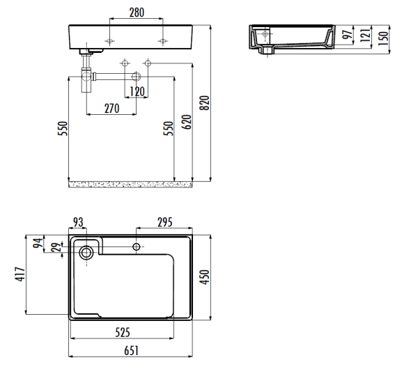 CREAVIT Раковина AR065